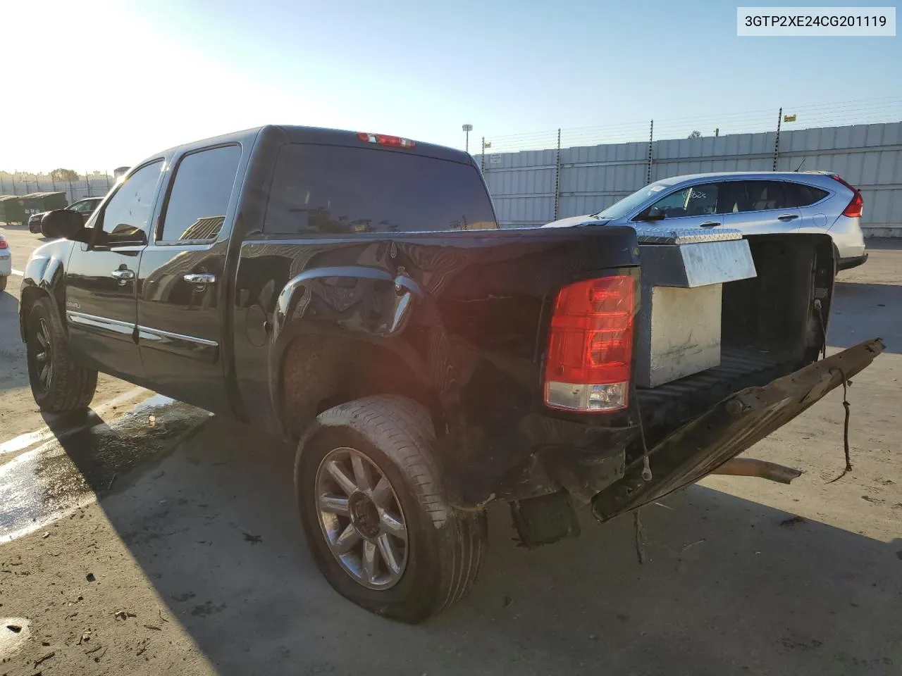 2012 GMC Sierra K1500 Denali VIN: 3GTP2XE24CG201119 Lot: 72774324