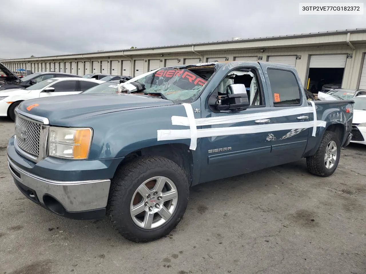 2012 GMC Sierra K1500 Sle VIN: 3GTP2VE77CG182372 Lot: 73113264