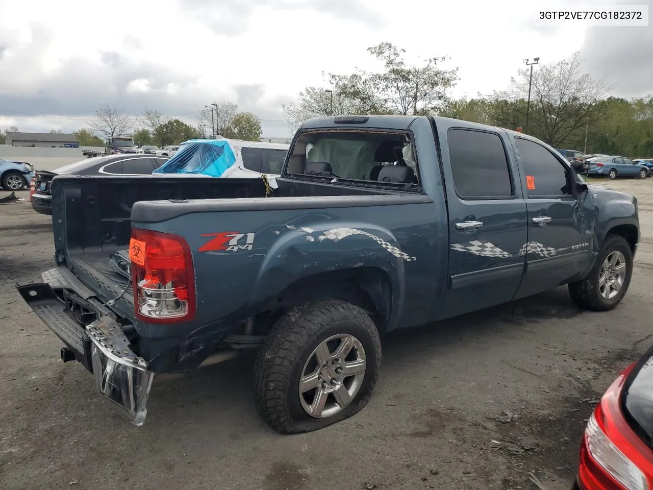 3GTP2VE77CG182372 2012 GMC Sierra K1500 Sle