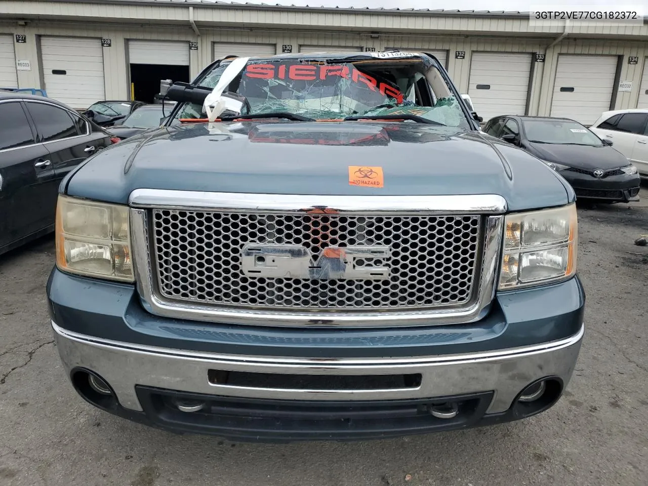 2012 GMC Sierra K1500 Sle VIN: 3GTP2VE77CG182372 Lot: 73113264