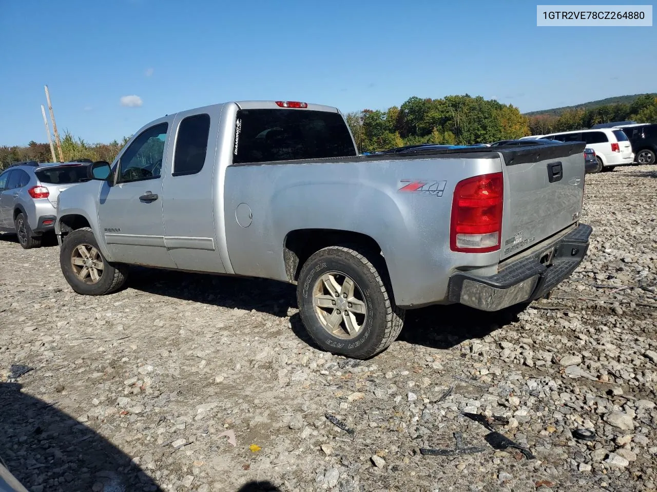 2012 GMC Sierra K1500 Sle VIN: 1GTR2VE78CZ264880 Lot: 73525384