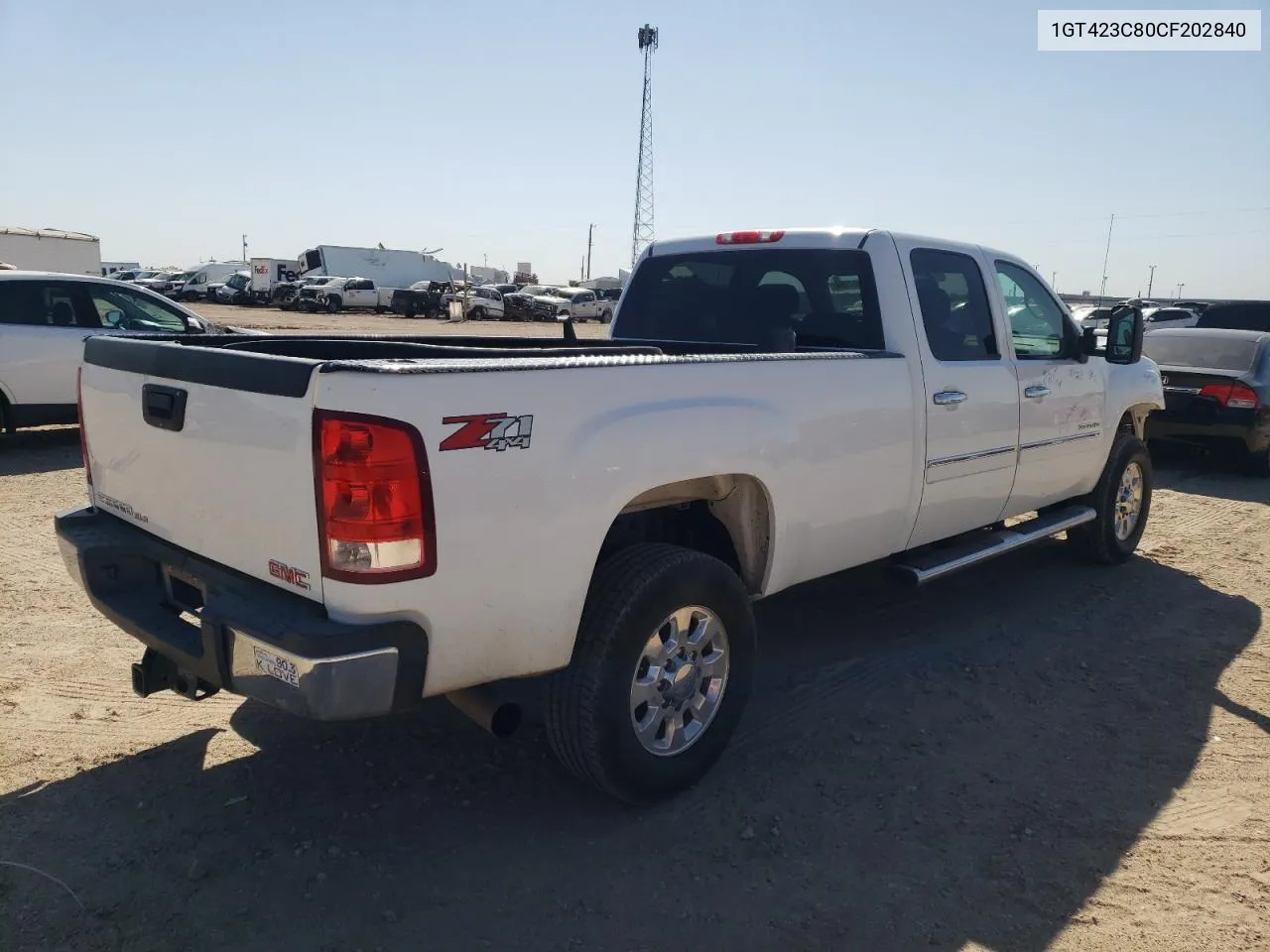 2012 GMC Sierra K3500 Sle VIN: 1GT423C80CF202840 Lot: 73801354