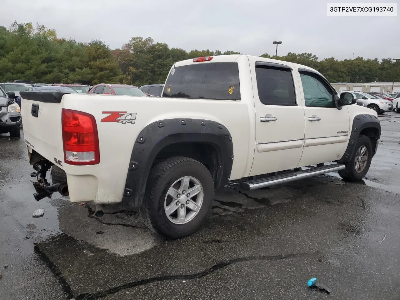 2012 GMC Sierra K1500 Sle VIN: 3GTP2VE7XCG193740 Lot: 74466714