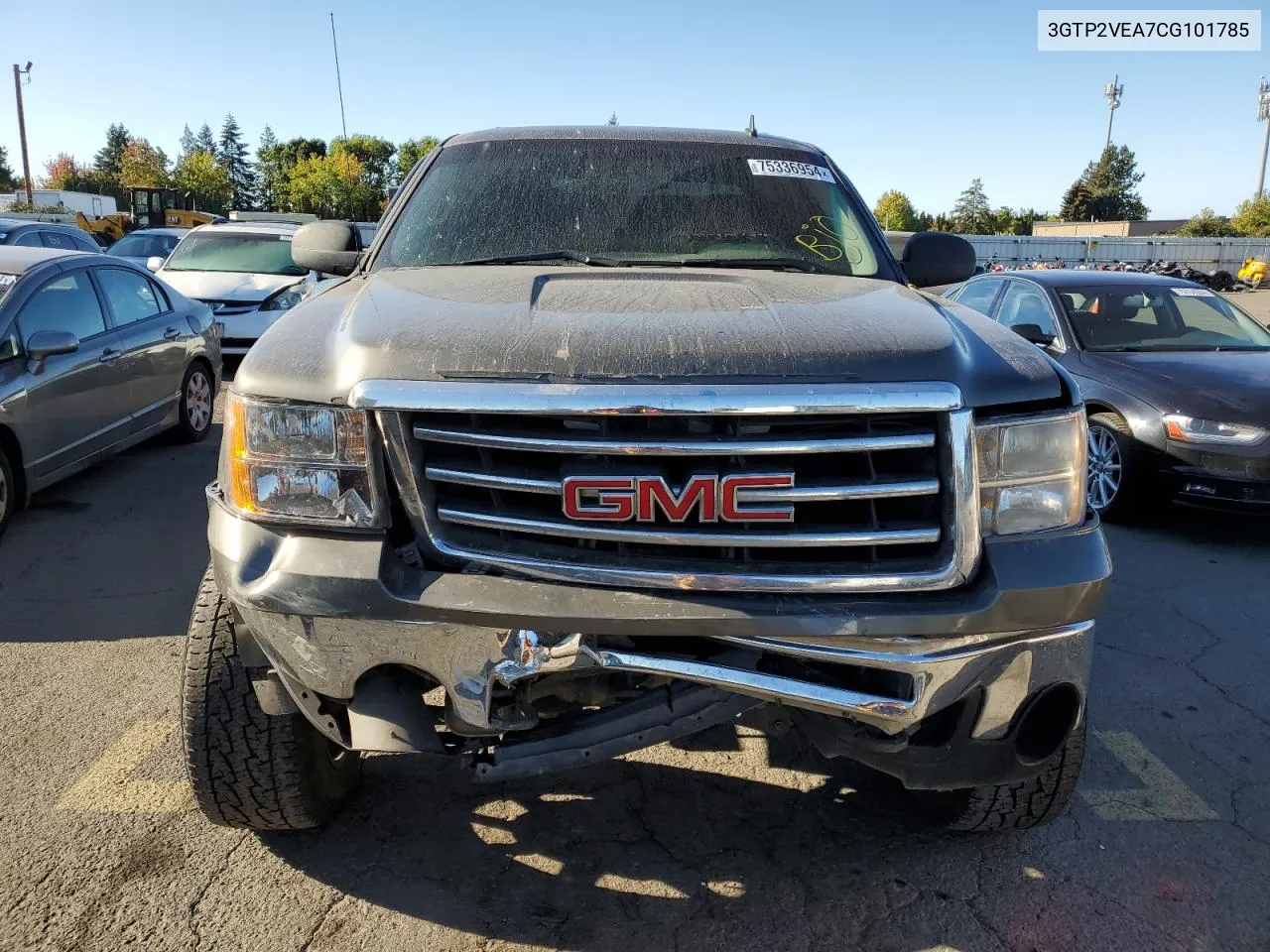 2012 GMC Sierra K1500 Sle VIN: 3GTP2VEA7CG101785 Lot: 75336954