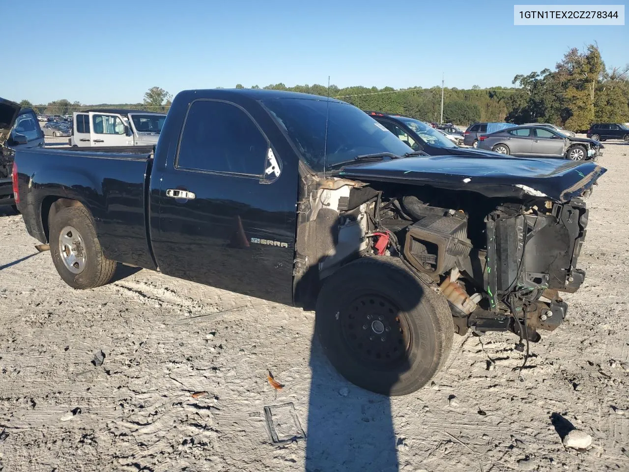 2012 GMC Sierra C1500 VIN: 1GTN1TEX2CZ278344 Lot: 75364884