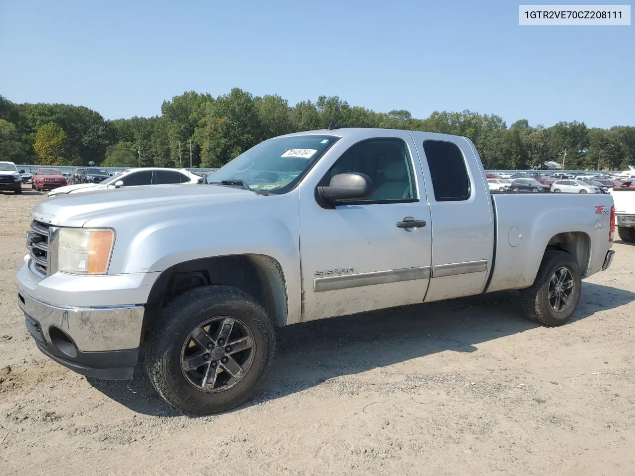 2012 GMC Sierra K1500 Sle VIN: 1GTR2VE70CZ208111 Lot: 75548764