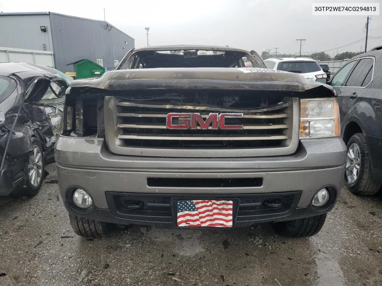 2012 GMC Sierra K1500 Slt VIN: 3GTP2WE74CG294813 Lot: 75686924