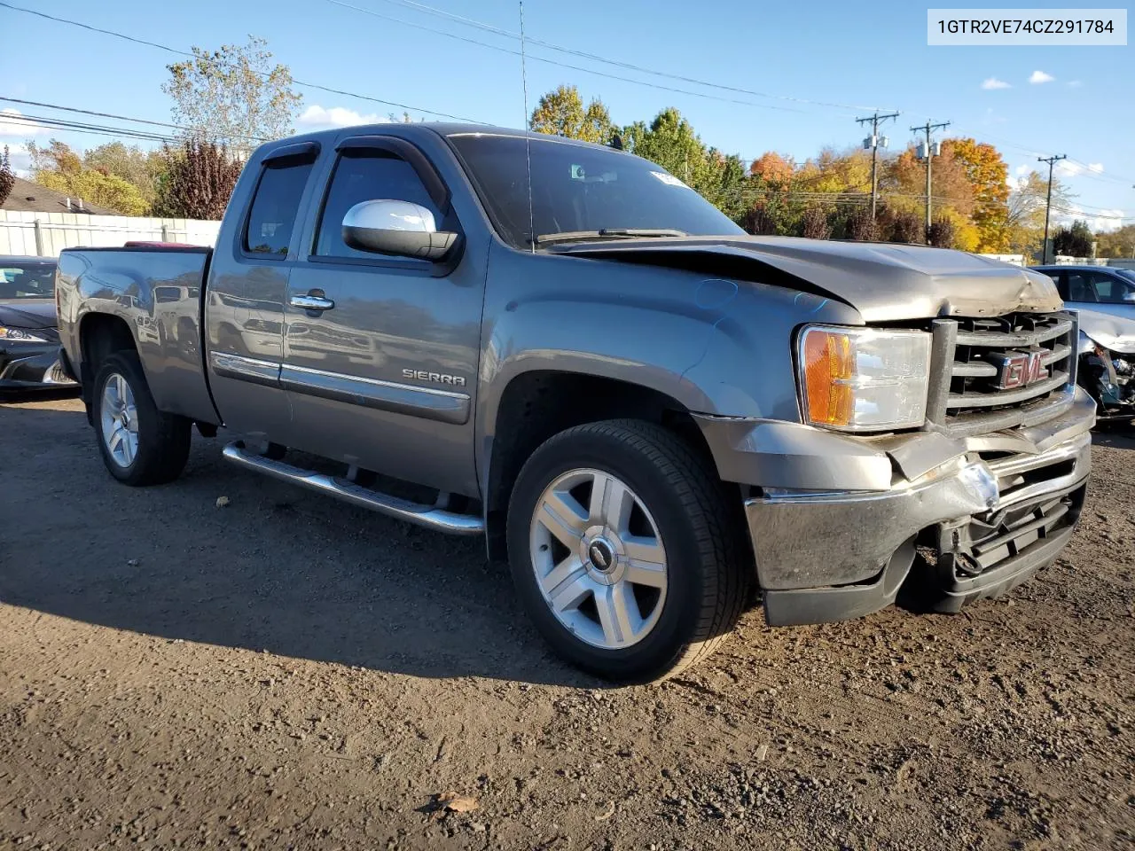 2012 GMC Sierra K1500 Sle VIN: 1GTR2VE74CZ291784 Lot: 75915104