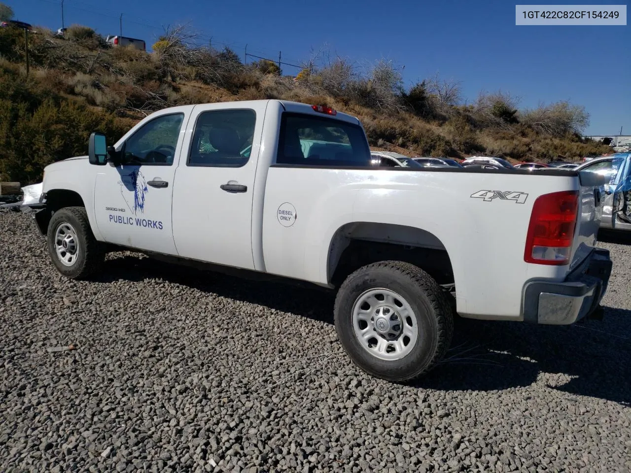 2012 GMC Sierra K3500 VIN: 1GT422C82CF154249 Lot: 76071684