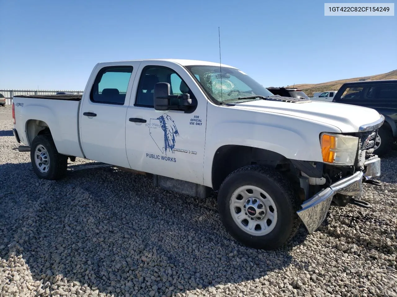 2012 GMC Sierra K3500 VIN: 1GT422C82CF154249 Lot: 76071684