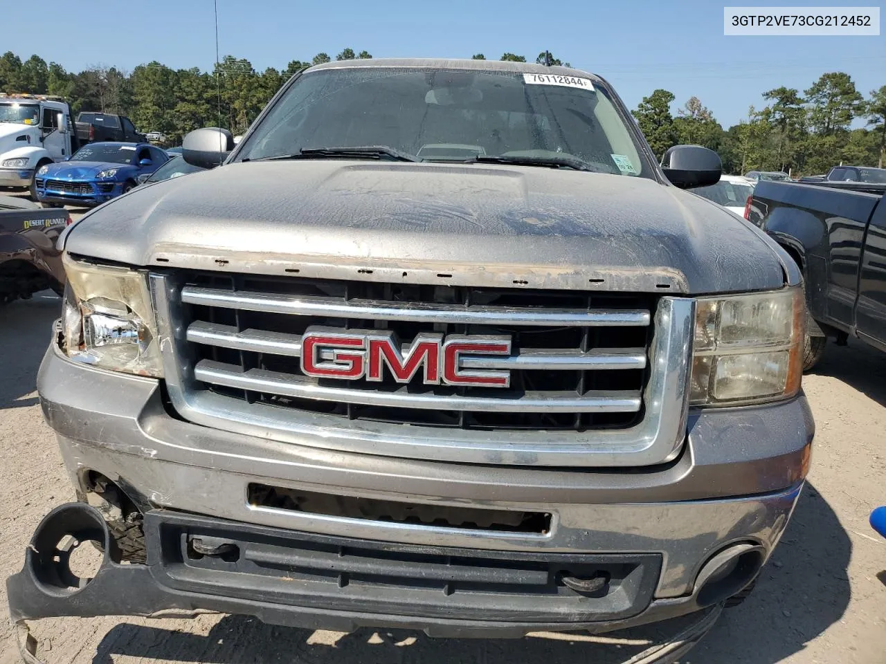 2012 GMC Sierra K1500 Sle VIN: 3GTP2VE73CG212452 Lot: 76112844