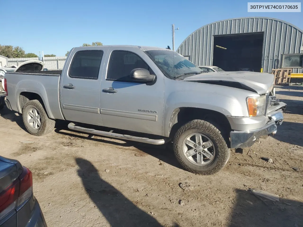 2012 GMC Sierra C1500 Sle VIN: 3GTP1VE74CG170635 Lot: 76307844