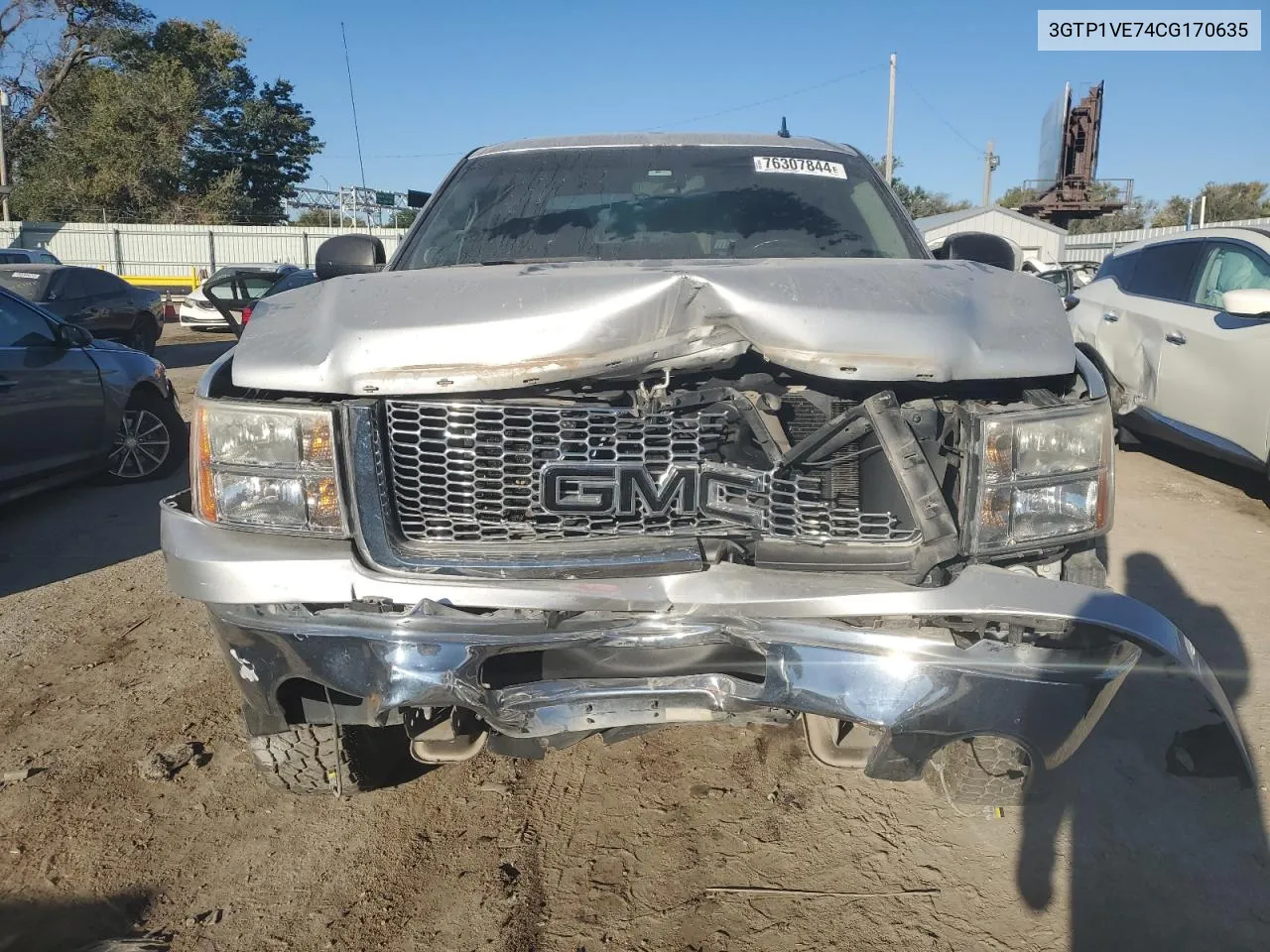 2012 GMC Sierra C1500 Sle VIN: 3GTP1VE74CG170635 Lot: 76307844