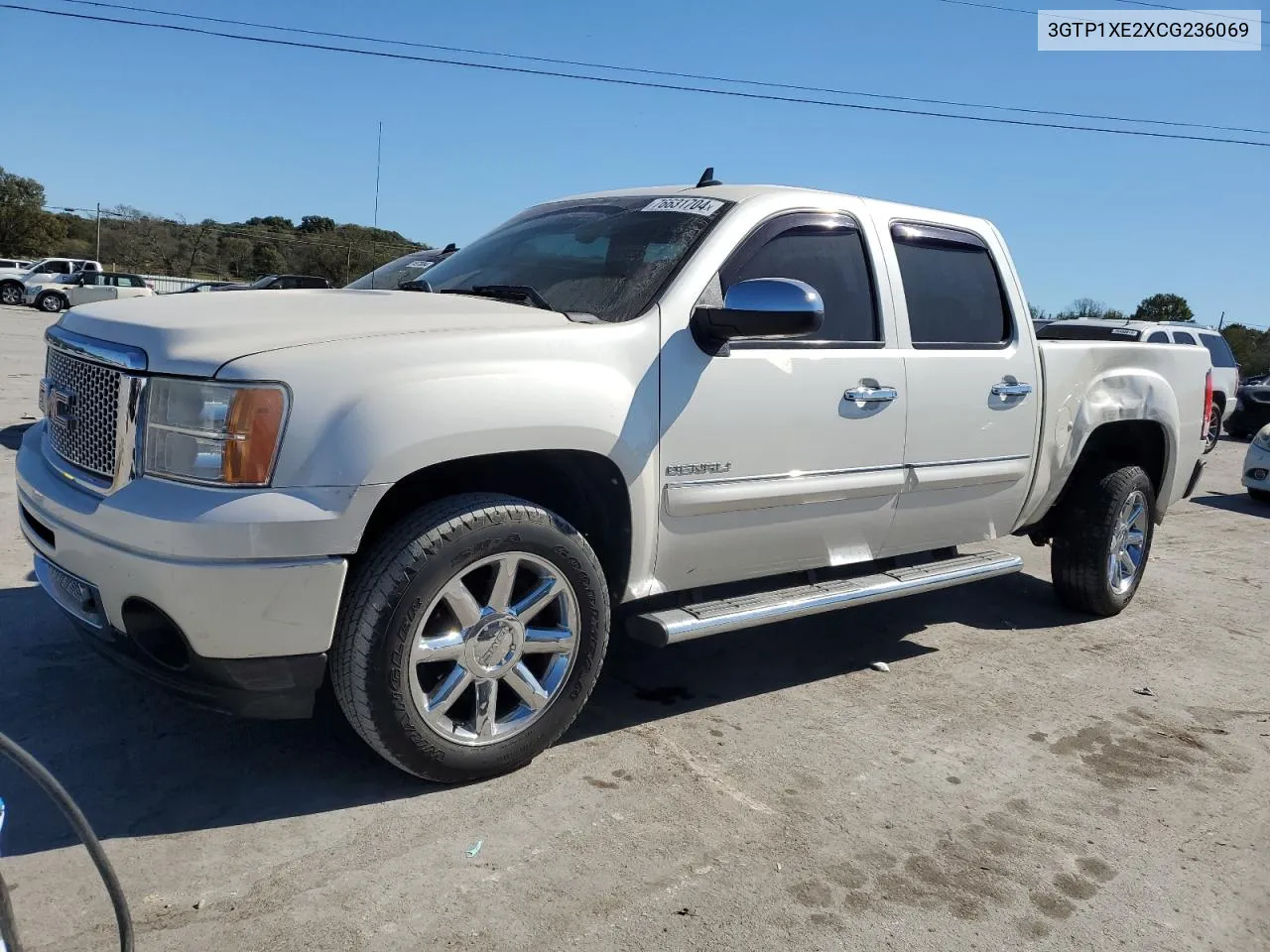 2012 GMC Sierra C1500 Denali VIN: 3GTP1XE2XCG236069 Lot: 76631704