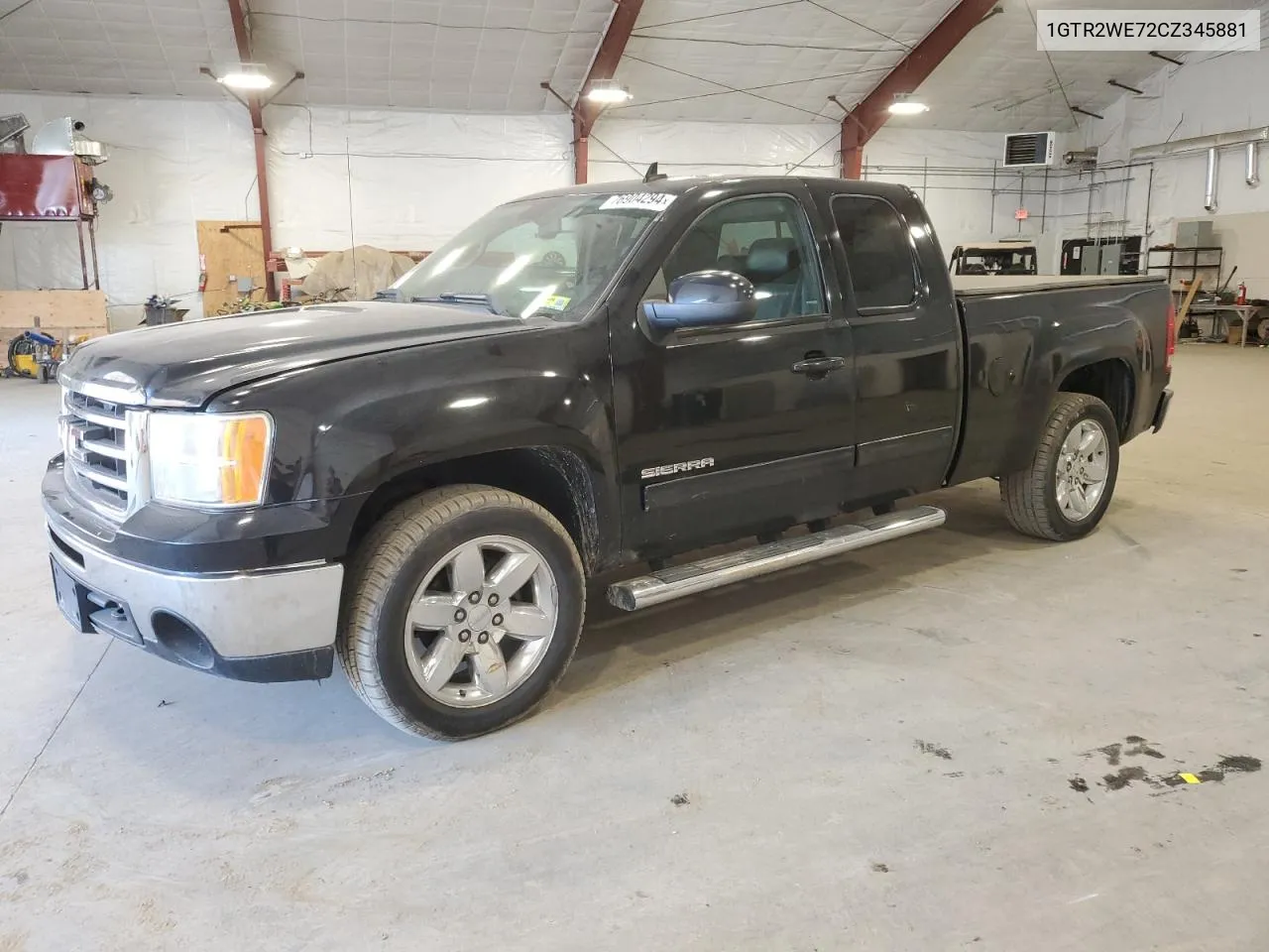 2012 GMC Sierra K1500 Slt VIN: 1GTR2WE72CZ345881 Lot: 76904294