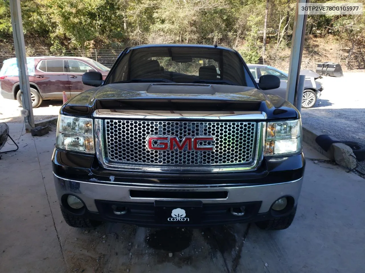 2012 GMC Sierra K1500 Sle VIN: 3GTP2VE78CG105977 Lot: 77952334