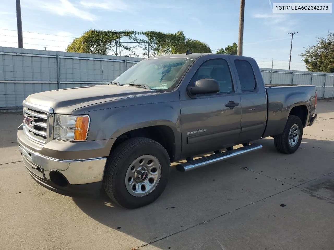 2012 GMC Sierra C1500 Sl VIN: 1GTR1UEA6CZ342078 Lot: 77955134