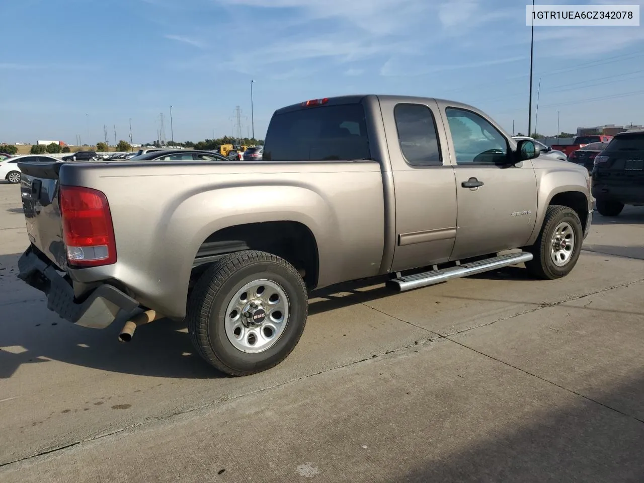 2012 GMC Sierra C1500 Sl VIN: 1GTR1UEA6CZ342078 Lot: 77955134