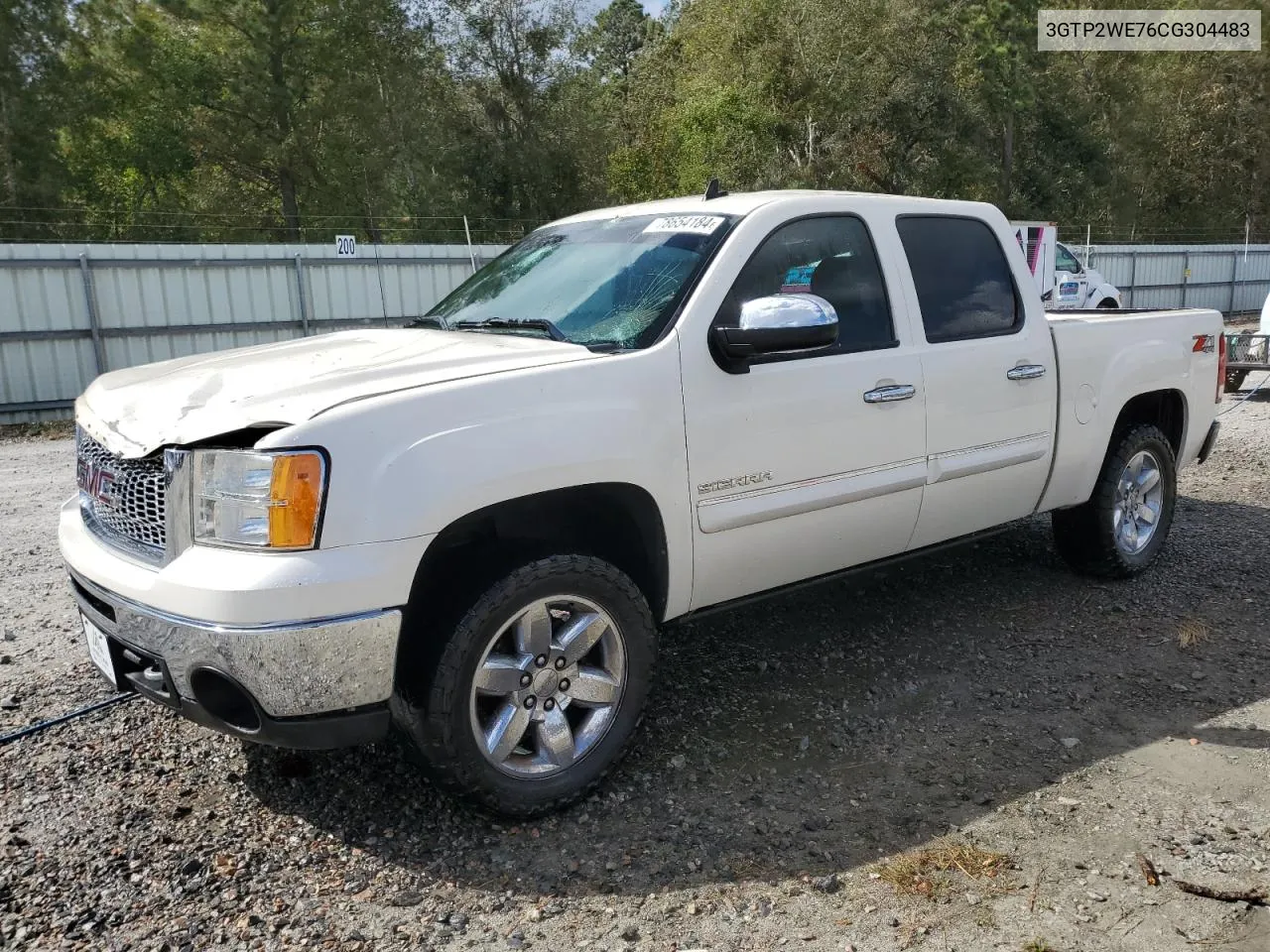 2012 GMC Sierra K1500 Slt VIN: 3GTP2WE76CG304483 Lot: 78654184