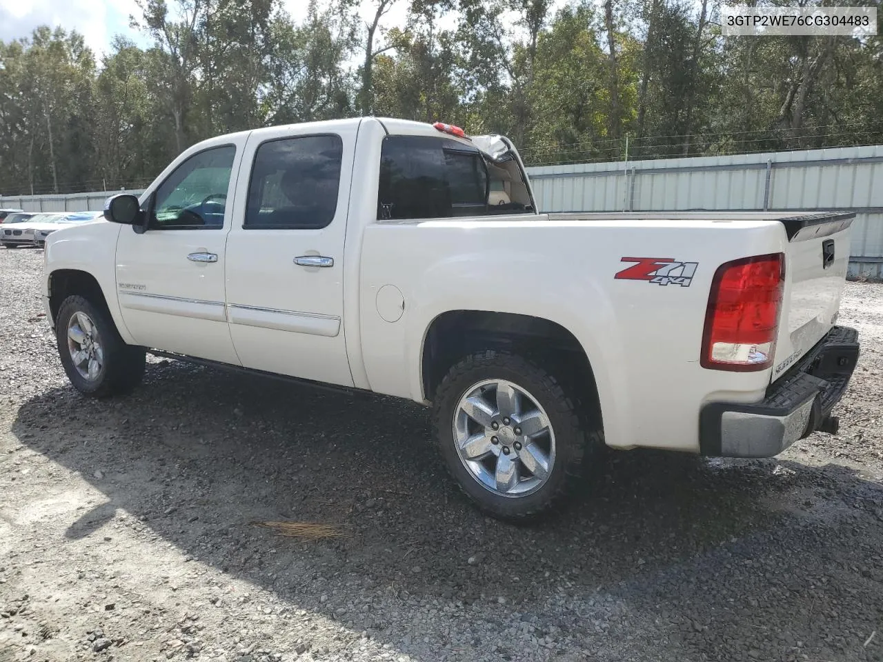 2012 GMC Sierra K1500 Slt VIN: 3GTP2WE76CG304483 Lot: 78654184