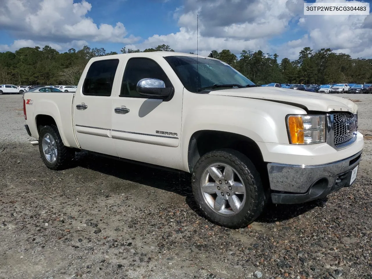 2012 GMC Sierra K1500 Slt VIN: 3GTP2WE76CG304483 Lot: 78654184