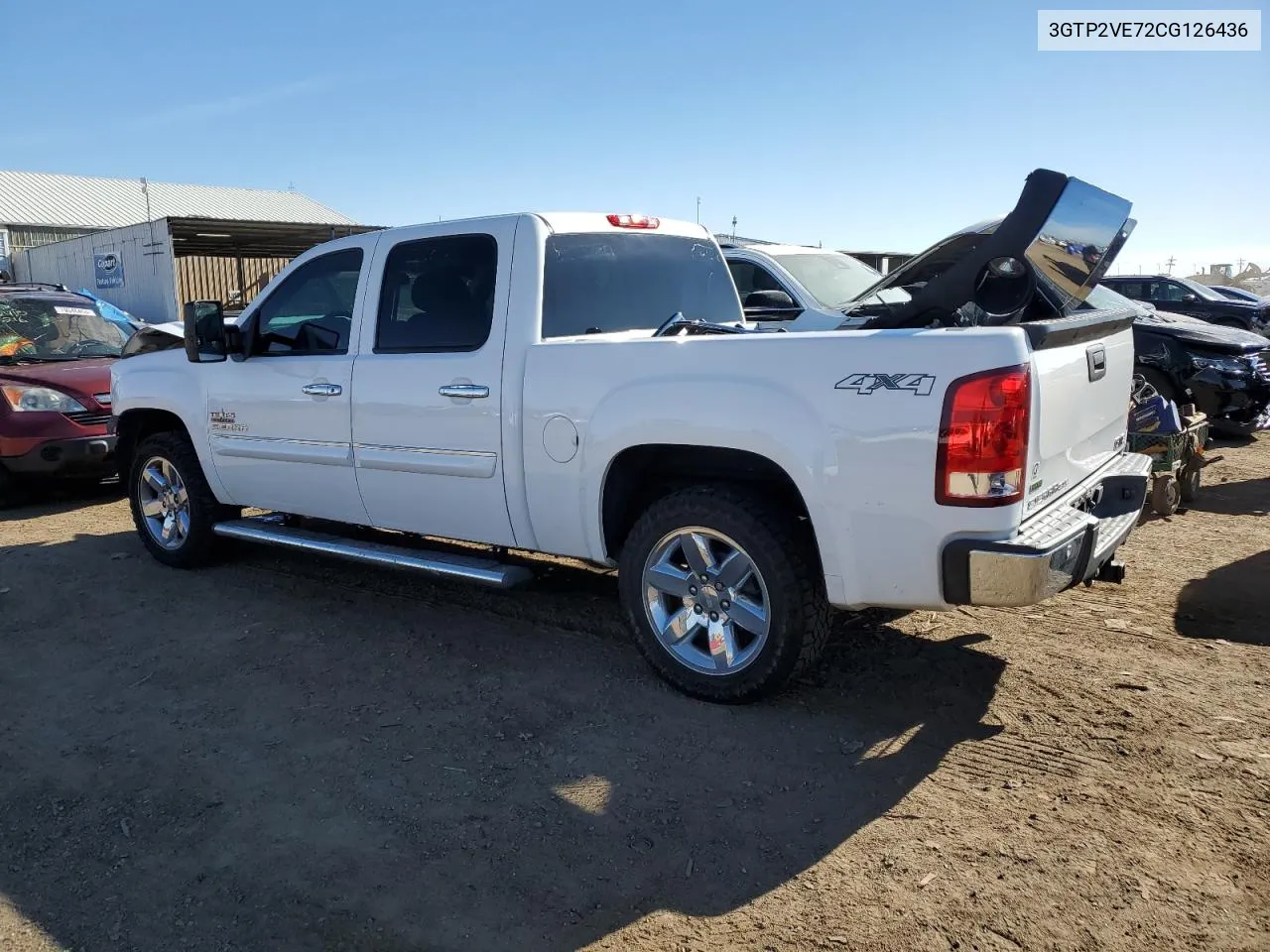 2012 GMC Sierra K1500 Sle VIN: 3GTP2VE72CG126436 Lot: 79085694