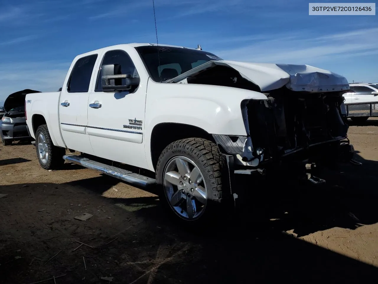 2012 GMC Sierra K1500 Sle VIN: 3GTP2VE72CG126436 Lot: 79085694