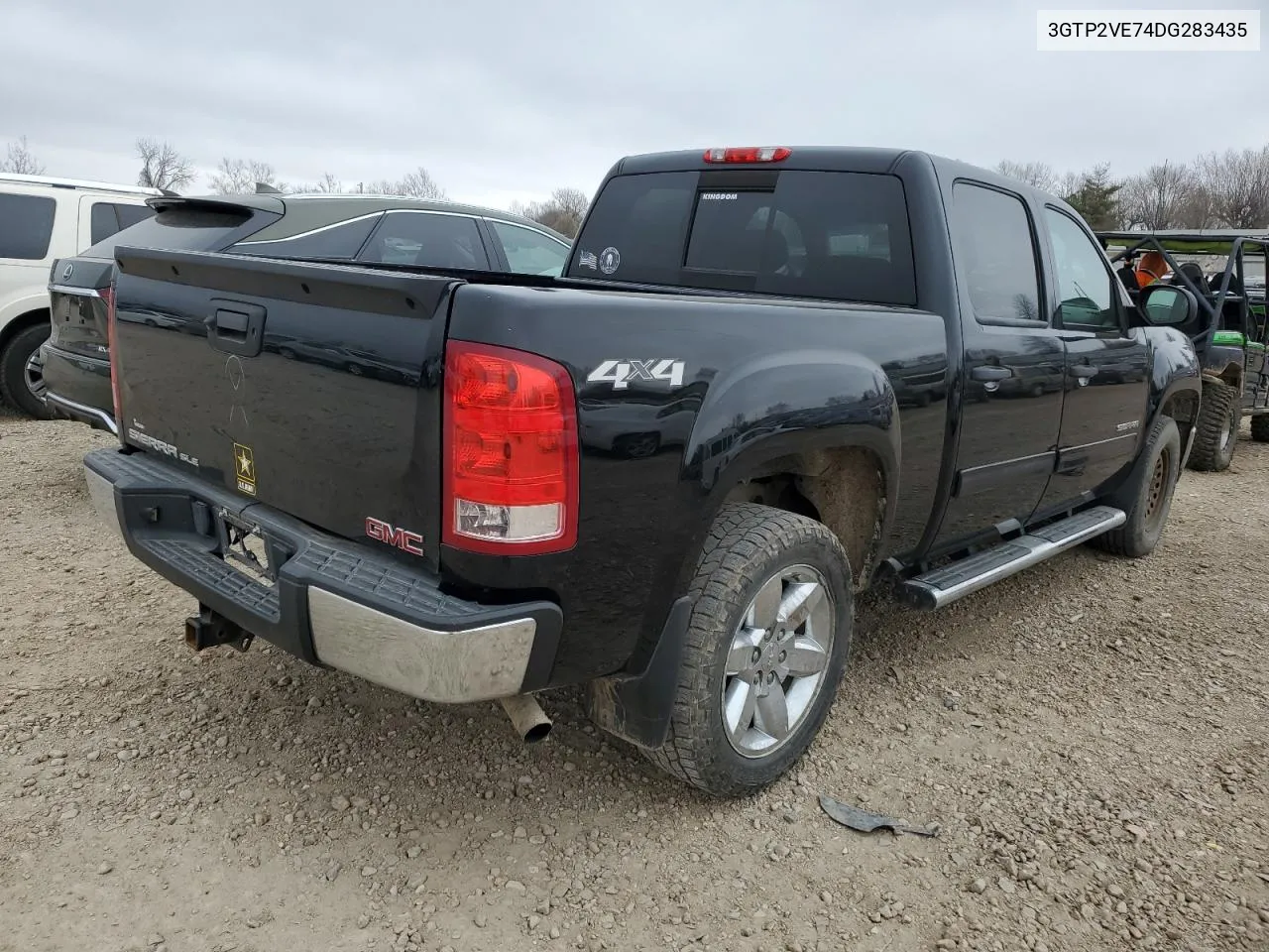 2013 GMC Sierra K1500 Sle VIN: 3GTP2VE74DG283435 Lot: 45514624