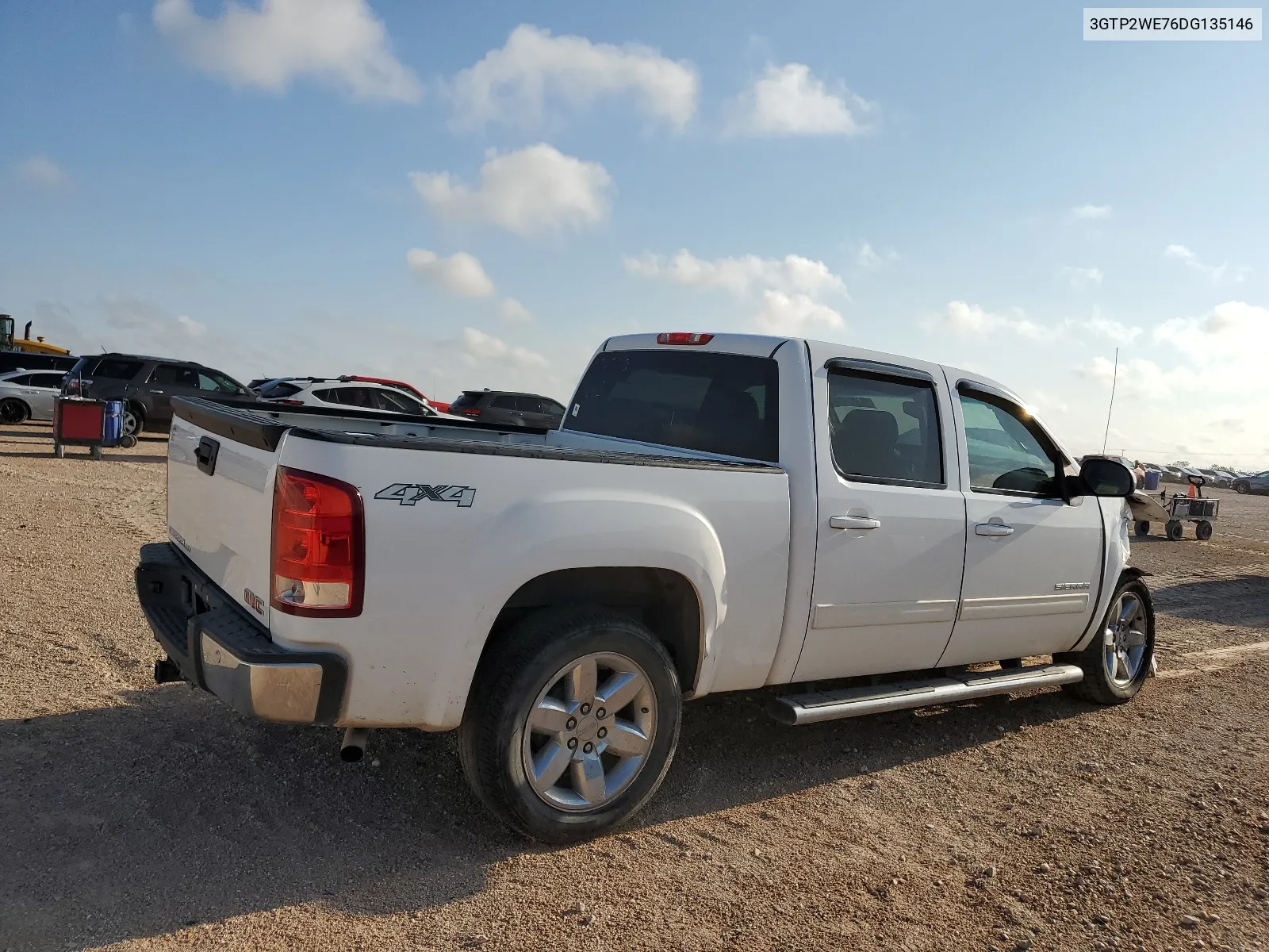 2013 GMC Sierra K1500 Slt VIN: 3GTP2WE76DG135146 Lot: 58325494