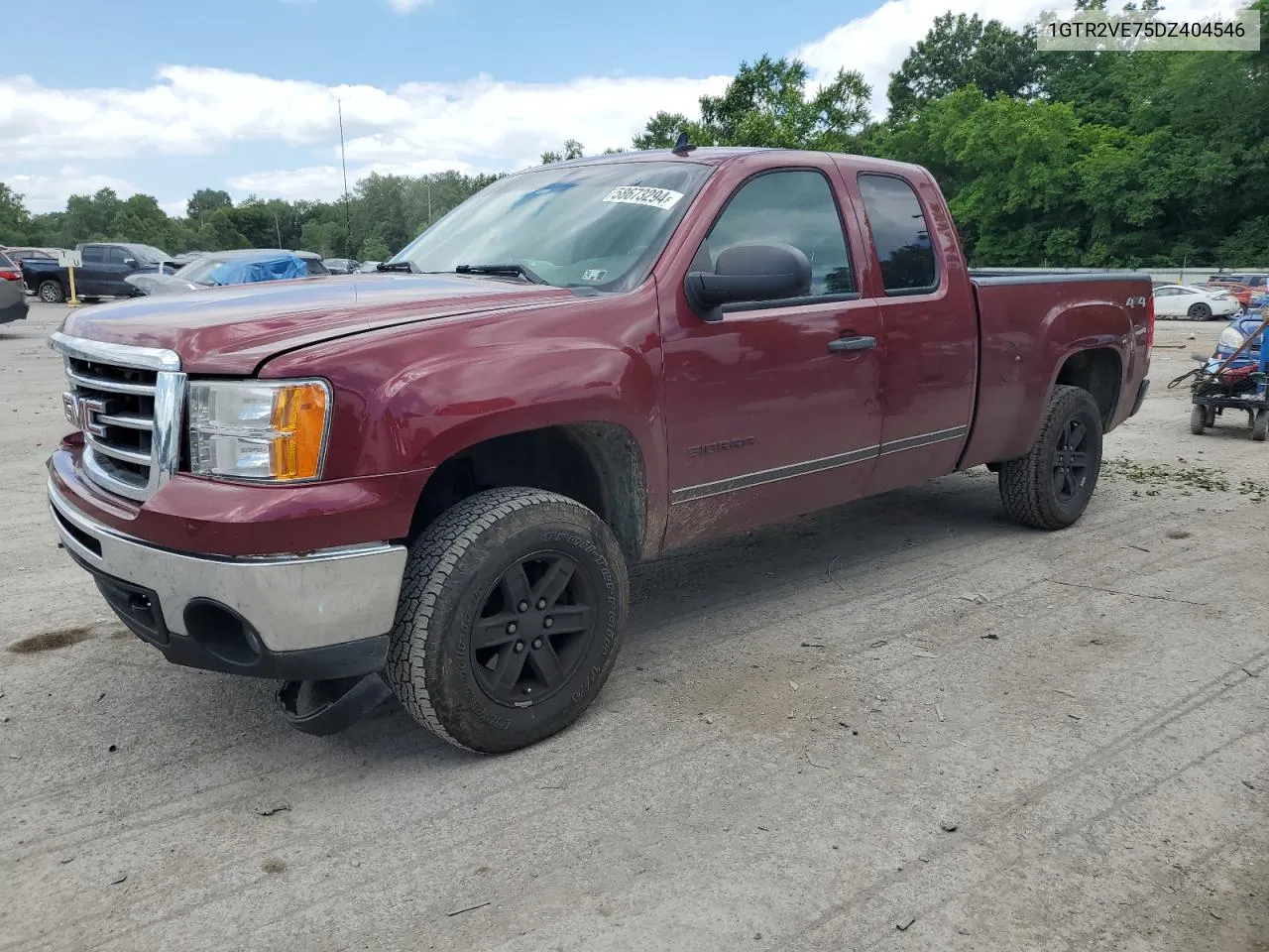 2013 GMC Sierra K1500 Sle VIN: 1GTR2VE75DZ404546 Lot: 58673294