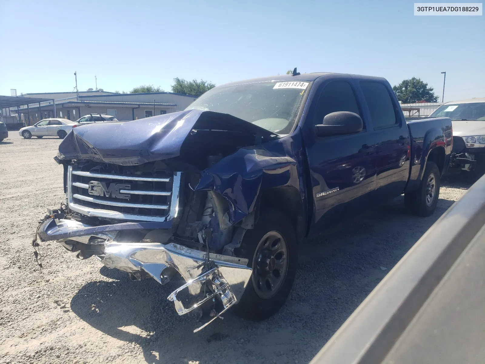 2013 GMC Sierra C1500 Sl VIN: 3GTP1UEA7DG188229 Lot: 61911474