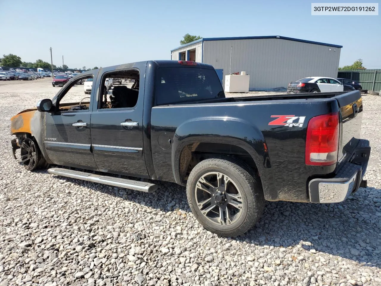 2013 GMC Sierra K1500 Slt VIN: 3GTP2WE72DG191262 Lot: 63617644