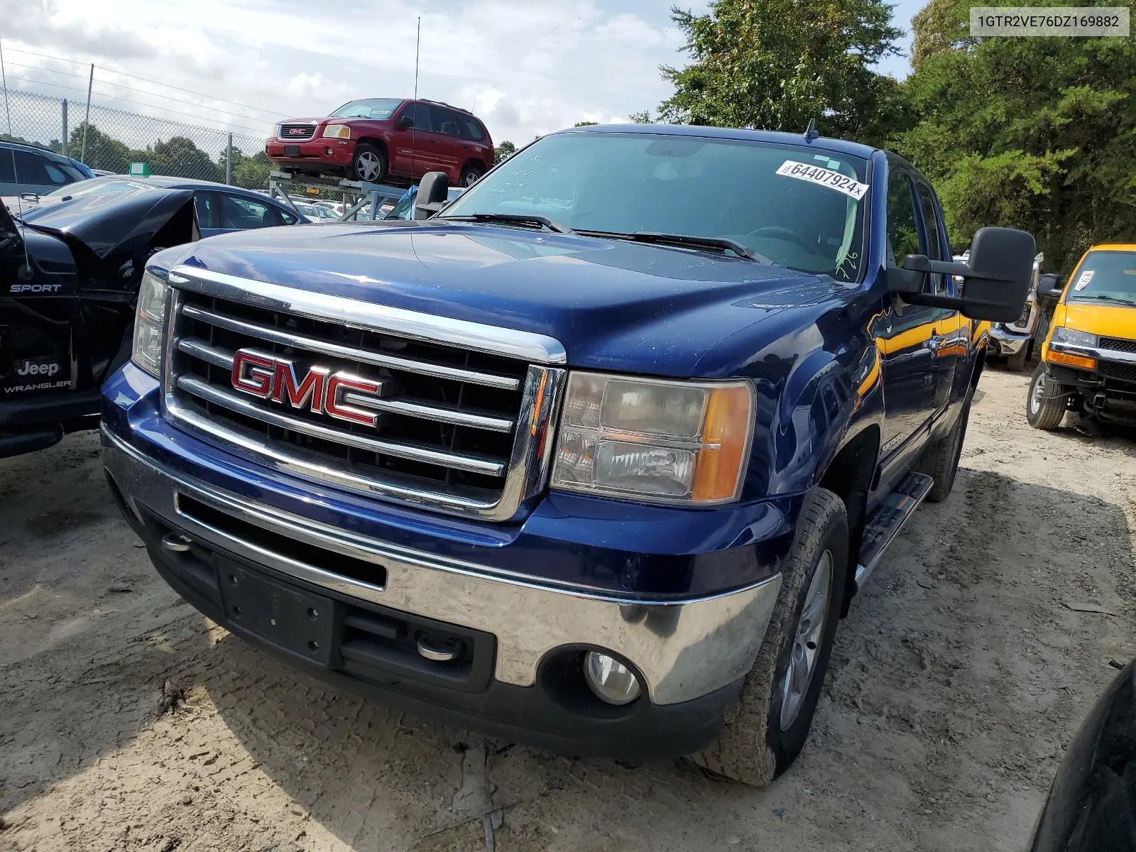 2013 GMC Sierra K1500 Sle VIN: 1GTR2VE76DZ169882 Lot: 64407924