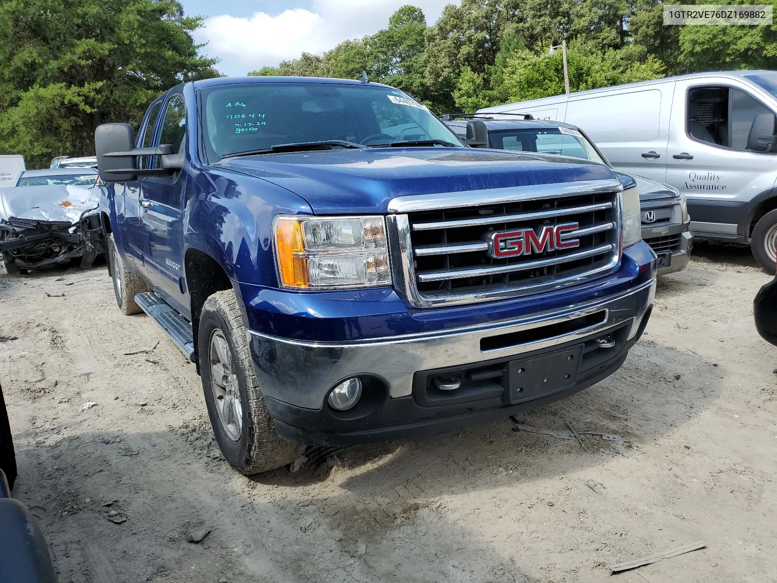 2013 GMC Sierra K1500 Sle VIN: 1GTR2VE76DZ169882 Lot: 64407924