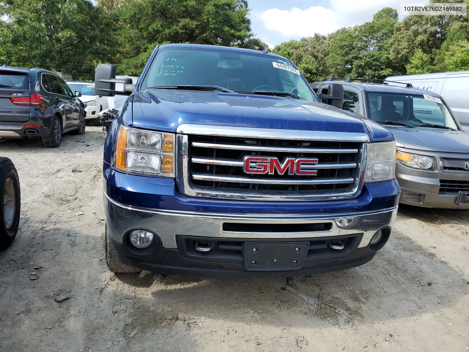 2013 GMC Sierra K1500 Sle VIN: 1GTR2VE76DZ169882 Lot: 64407924