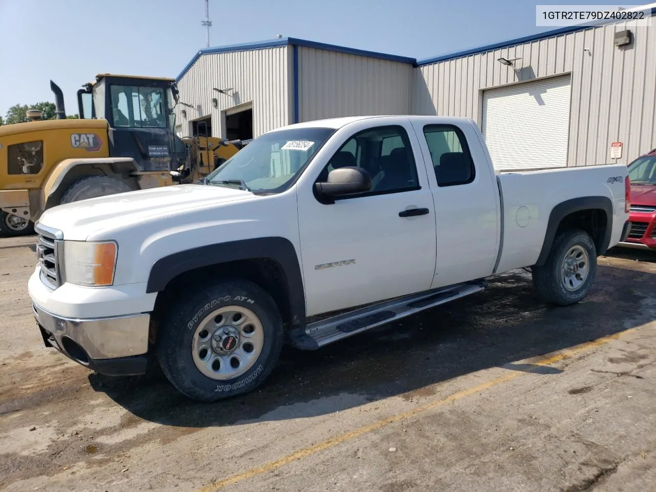 2013 GMC Sierra K1500 VIN: 1GTR2TE79DZ402822 Lot: 65156254