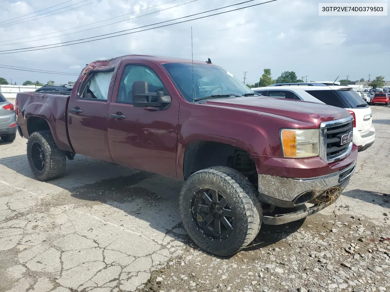 3GTP2VE74DG379503 2013 GMC Sierra K1500 Sle