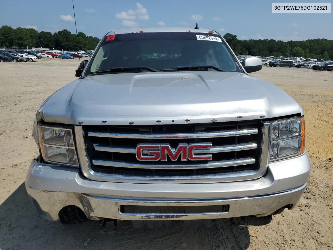 2013 GMC Sierra K1500 Slt VIN: 3GTP2WE76DG102521 Lot: 65892354