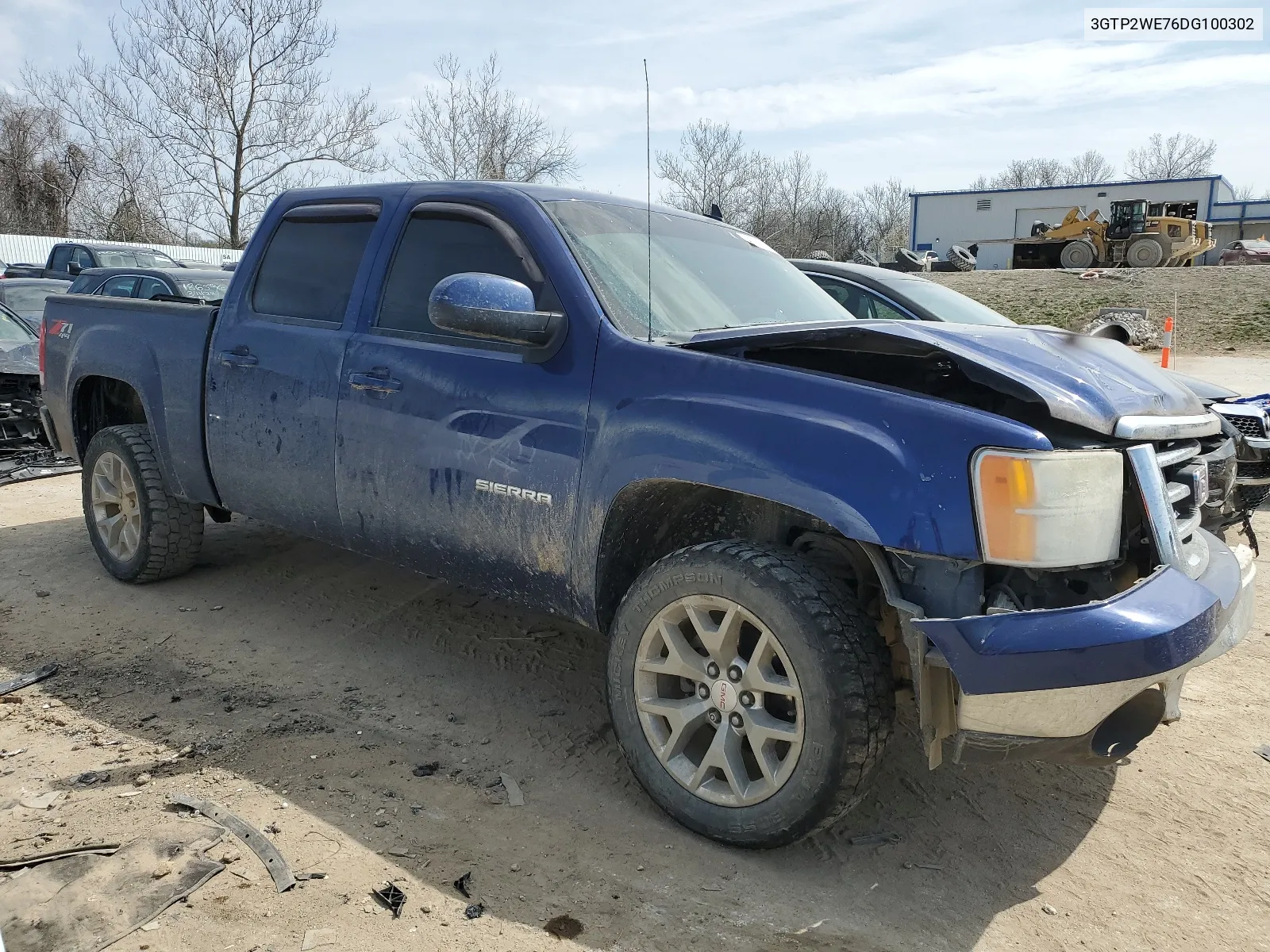 2013 GMC Sierra K1500 Slt VIN: 3GTP2WE76DG100302 Lot: 66130904