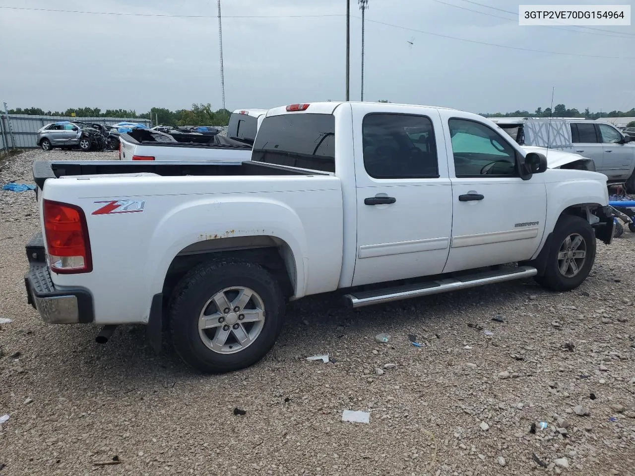 2013 GMC Sierra K1500 Sle VIN: 3GTP2VE70DG154964 Lot: 66986744