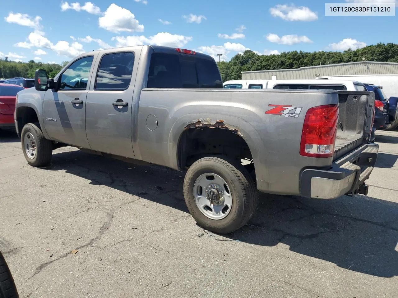 2013 GMC Sierra K2500 Sle VIN: 1GT120C83DF151210 Lot: 67103984