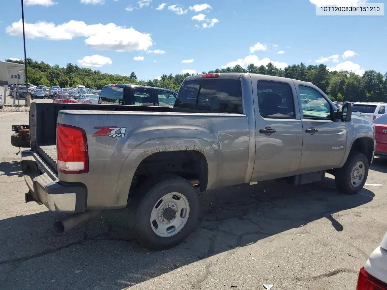 2013 GMC Sierra K2500 Sle VIN: 1GT120C83DF151210 Lot: 67103984