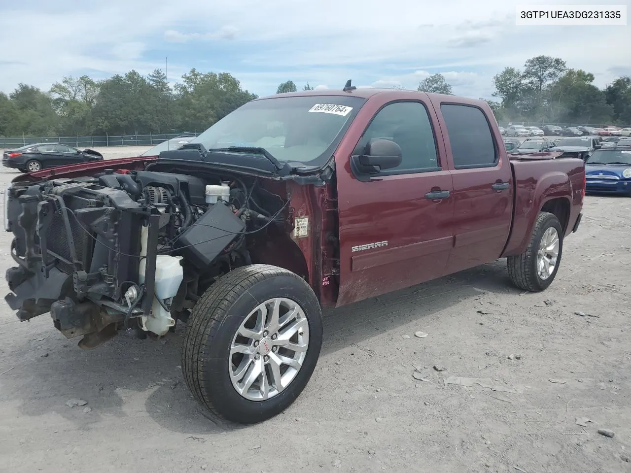 2013 GMC Sierra C1500 Sl VIN: 3GTP1UEA3DG231335 Lot: 69760764