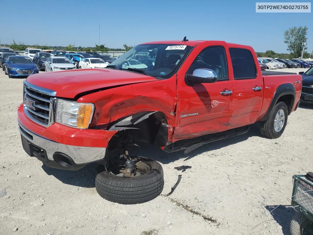 3GTP2WE74DG270755 2013 GMC Sierra K1500 Slt