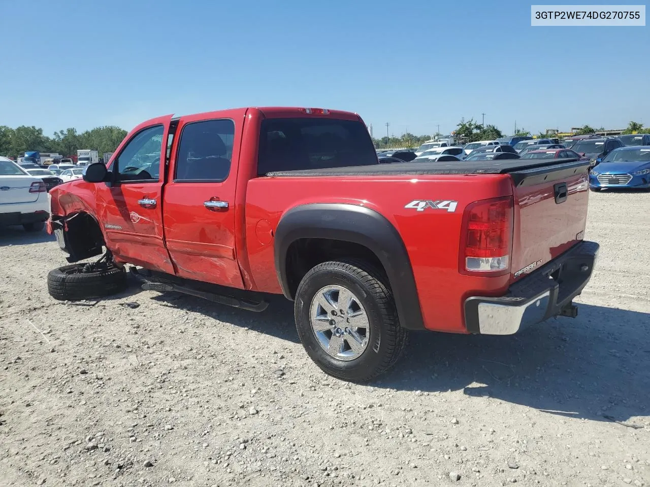 3GTP2WE74DG270755 2013 GMC Sierra K1500 Slt