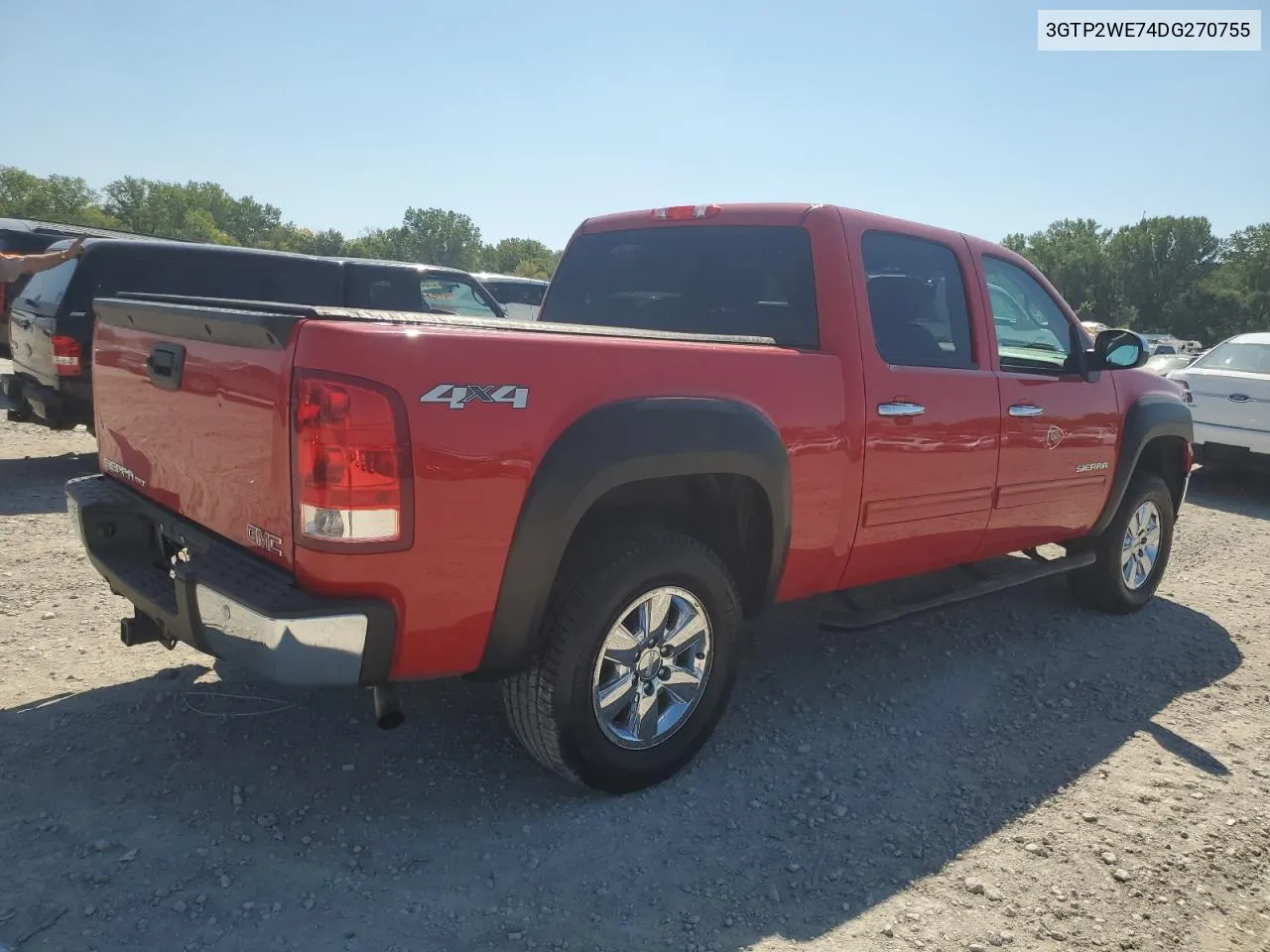 2013 GMC Sierra K1500 Slt VIN: 3GTP2WE74DG270755 Lot: 70275714