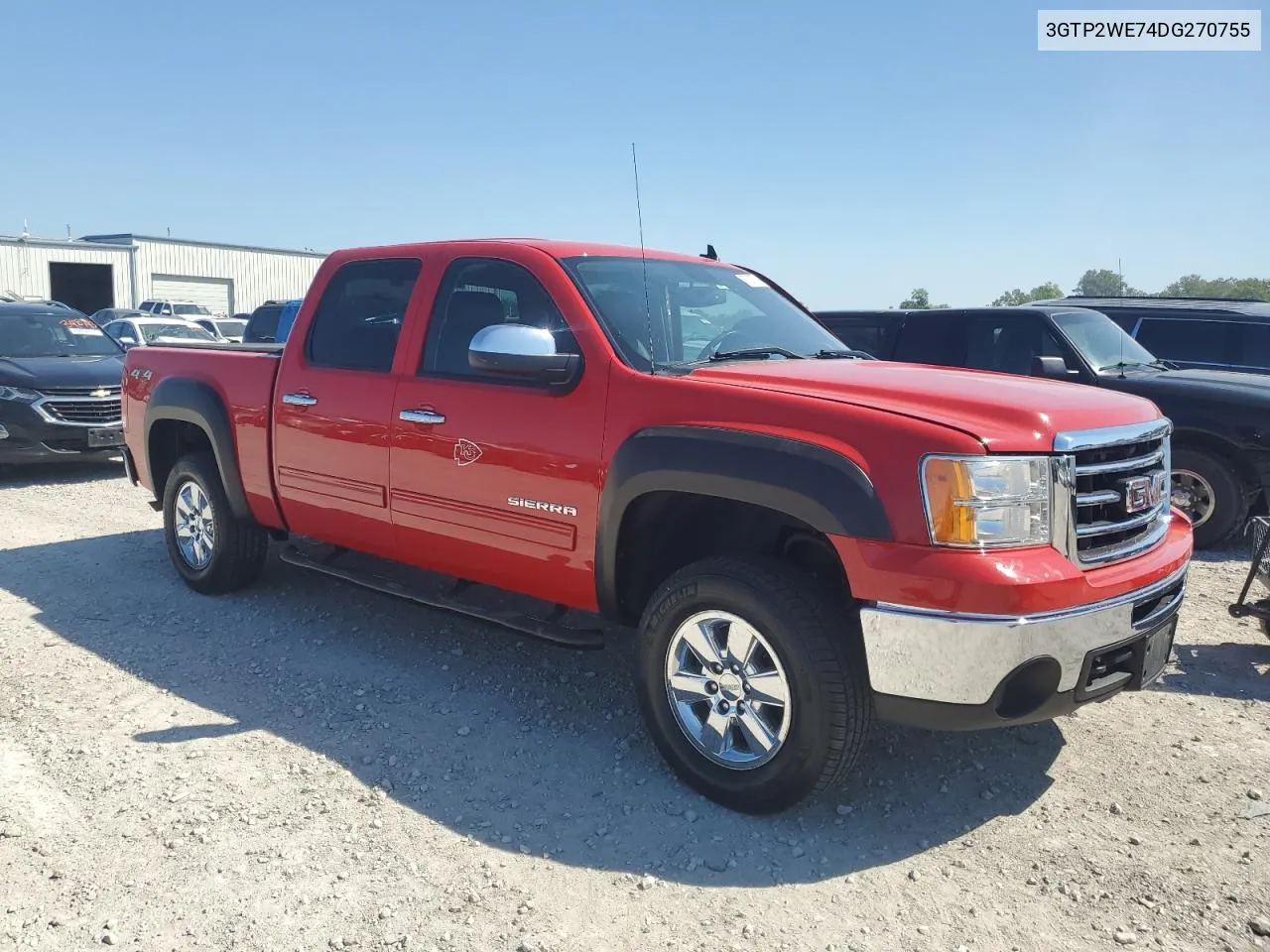 2013 GMC Sierra K1500 Slt VIN: 3GTP2WE74DG270755 Lot: 70275714