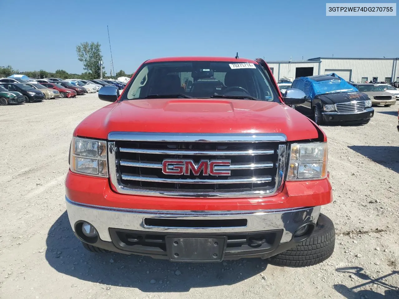 2013 GMC Sierra K1500 Slt VIN: 3GTP2WE74DG270755 Lot: 70275714