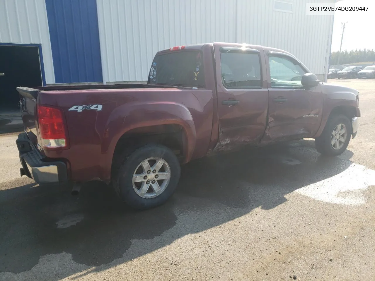 2013 GMC Sierra K1500 Sle VIN: 3GTP2VE74DG209447 Lot: 71549824