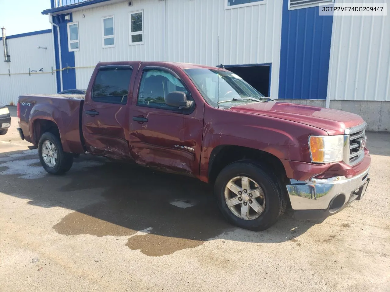 2013 GMC Sierra K1500 Sle VIN: 3GTP2VE74DG209447 Lot: 71549824